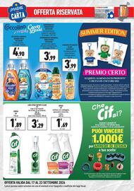 Volantino Spazio Conad settimana 38 Pagina 4: prodotti alla CARTA OFFERTA RISERVATA Occolino Cocco ti regala Bears DETERSIVO