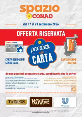 Volantino Spazio Conad (valido fino al 23-09)