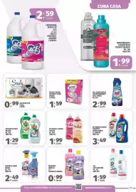 Volantino Vivo Supermercati Pagina 11: Gel Cif/Lysoform €1,59, Detersivo liquido lavatrice Omino Bianco €3,49