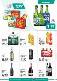 Volantino Vivo Supermercati Pagina 9: Vino da tavola Bella Tavola €2,99, Acqua naturale Mangiatorella €2,28