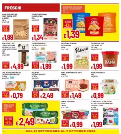 Volantino IperFamila Pagina 14: Teneroni Hamburger con Prosciutto Cotto €1,99, Sugo alla bolognese Rana €1,99
