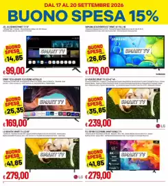 Volantino IperFamila Pagina 2: JCL JCL32RWHDTV 32" €99,00, Smart TV LG €239,00