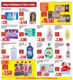 Volantino IperFamila Pagina 23: Pampers Baby-dry salviette €3,99, Pampers Progressi mutandini/pannolini €16,90