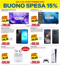 Volantino IperFamila Pagina 3: PS5 Console €399,00, Xiaomi Redmi Note 15 €199,00