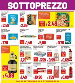 Volantino IperFamila Pagina 6: Midi croissant assortiti albicocca e cioccolato €3,59, San Carlo patatine rustica €1,49