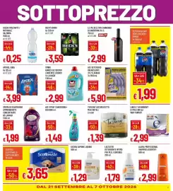 Volantino IperFamila Pagina 7: Lines e' assorbenti extra con ali €2,99, Tuscany asciugatutto €1,39