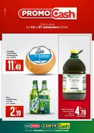 Volantino Centro Cash Pagina 1: Birra TUBORG Green €2,19, Olio Extra Vergine Oliva Terra Olea €4,79