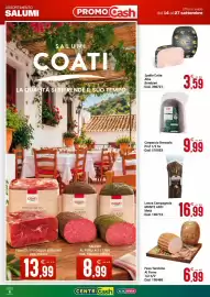 Volantino Centro Cash Pagina 6: Lonza Campagnola Monte Arci €16,99, Carpaccio Bresaola €9,99
