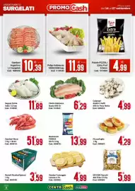Volantino Centro Cash Pagina 8: Bastoncini Findus €13,99, Gamberi Rossi €51,99