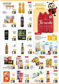 Volantino SpesAmica Pagina 13: Dailybread pagnotta multicereali €1,49, Beck's birra vap €2,49