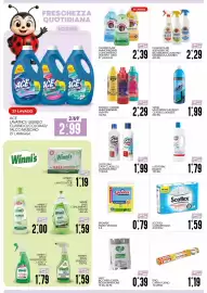 Volantino SpesAmica Pagina 14: Lulu' bicchieri carta €0,39, Spontex panni spugna €0,79