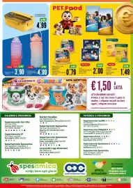 Volantino SpesAmica Pagina 16: Miglior cane vaschetta trippa e agnello/vitello e carote €0,79, Felix Le Ghiottonerie €2,00