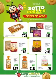 Volantino SpesAmica Pagina 17: Fimardolci aragostine nocciola €2,39, Roberto Panfiocco bianco €1,99