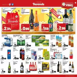 Volantino Supermercati Vinci Pagina 9: Acqua oligominerale naturale Mangiatorella €2,64