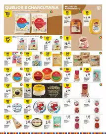 Folheto Continente Bom dia Página 4: Castelões - queijo pequeno light €5,99, Salsichão €1,39