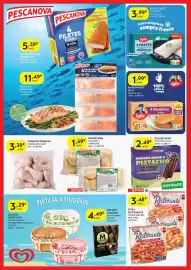 Folheto Spar Página 4: Filetes iglo escamudo €3,99, Frango perninha €3,39
