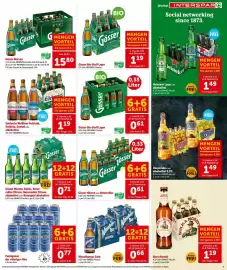 Interspar Flugblatt woche 38 Seite 10: Gösser Bio-Stoff Lager €0,61, Gösser Märzen oder Naturradler €0,61