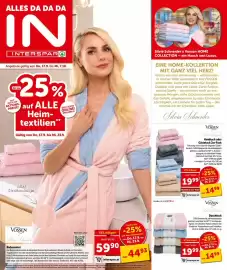 Interspar Flugblatt woche 38 Seite 11: Silvia Schneider Duschtuch €14,99