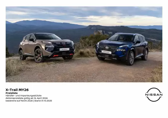 Nissan | X-Trail 2026 (gültig bis 29-09)