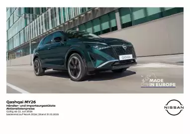 Nissan Flugblatt | Qashqai 2026 Seite 1