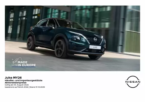 Nissan | Juke 2026 (gültig bis 29-09)