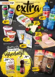 COOP TIP leták Strana 1: Jihlavanka zrnková káva - vybrané druhy €229,00, Bohušovický jogurt €10,90