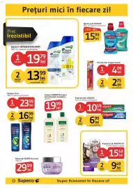 Catalog Supeco Pagină 14: Palette vopsea de păr €15,49, Colgate apă de gură €15,99