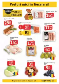 Catalog Supeco Pagină 3: Mici Muntenești porc vită €9,99, La Piața Cârnați groși de porc €11,99