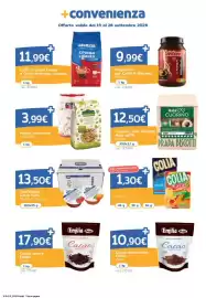 Volantino C+C Italmarket Pagina 12: Cuorino mini biscotto dopo caffè Prada €12,50, Golia €1,30