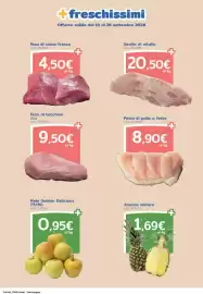 Volantino C+C Italmarket Pagina 4: Girello di vitello €20,50, Petto di pollo a fette €8,90