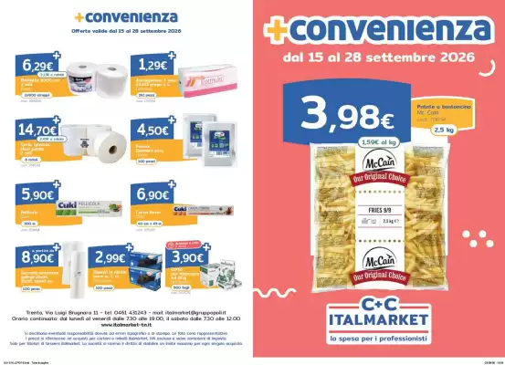 C+C Italmarket (valido fino al 28-09)