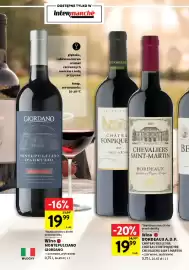 Intermarche gazetka | Alkohole Strona 12: Wino czerwone Bordeaux A.D.P. Chevaliers Saint-Martin wytrawne €19,99