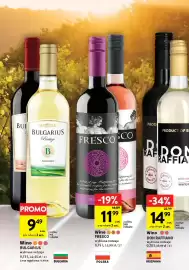 Intermarche gazetka | Alkohole Strona 16: Wino Fresco €11,99, Wino Bulgarius €9,49