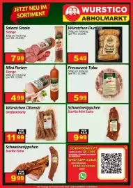 Wurstico Flugblatt Seite 10: Würstchen Oltensti €11,99, Salami Sinaia Stange €7,99