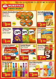 Wurstico Flugblatt Seite 8: Cipiripi Aufstrich €0,89, Eierspätzle Henglein €1,79