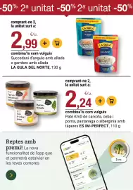 Folleto BonpreuEsclat Página 24: La Gula del Norte succedani d'angula amb allada o gambes amb allada €2,99