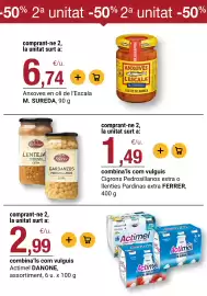 Folleto BonpreuEsclat Página 26: Actimel DANONE €2,99, Anxoves en oli de l'Escala €6,74