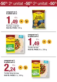 Folleto BonpreuEsclat Página 30: Old El Paso tortilla wrap de blat €2,24, Old el paso tortilla nachips original €1,49