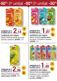 Folleto BonpreuEsclat Página 40: Juver Nèctar Disfruta sense sucre €1,87, Juver Nèctar Disfruta sense sucre €1,49