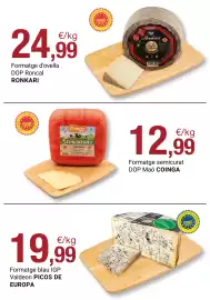 Folleto BonpreuEsclat Página 66: Ronkari formatge d'ovella DOP Roncal €24,99