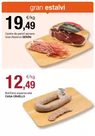 Folleto BonpreuEsclat Página 68: Casa Cruells botifarra esparracada €12,49