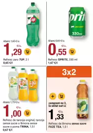 Folleto BonpreuEsclat Página 77: Trina refresc de taronja original, taronja sense sucre o llimona sense sucre o poma €1,00