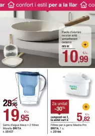 Folleto BonpreuEsclat Página 84: Marella BRITA Gerra d'aigua blava €19,95, Brita Filtres per a gerra Maxtra Pro €5,82