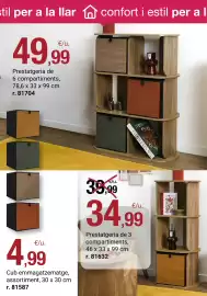 Folleto BonpreuEsclat Página 88: Prestatgeria de 3 compartiments €34,99, Cub emmagatzematge €4,99