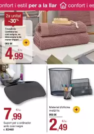 Folleto BonpreuEsclat Página 89: Suport per a ordinador amb coixí negre €7,99, Tovallola €4,99