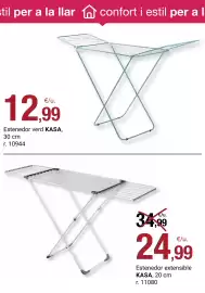 Folleto BonpreuEsclat Página 92: KASA estenedor verd €12,99, KASA estenedor extensible €24,99