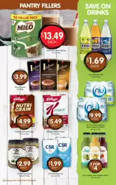 Spudshed catalogue week 38 Page 11: Nu-Pure Lightly Sparkling Water Varieties €9,99, Kellogg's Special K €5,49
