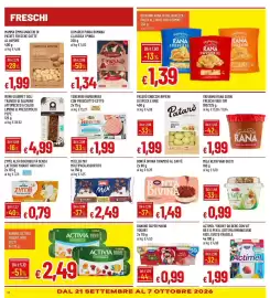 Volantino Galassia Pagina 14: Teneroni Hamburger con Prosciutto Cotto €1,99, Giovanni Rana sugo alla bolognese €1,99