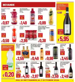 Volantino Galassia Pagina 19: Coca Cola €2,99, Sanpellegrino zero aranciata €0,38