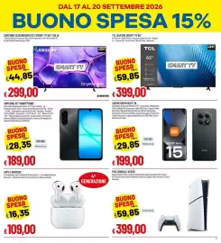 Volantino Galassia Pagina 3: PS5 Console €399,00, Samsung A17 Smartphone €189,00